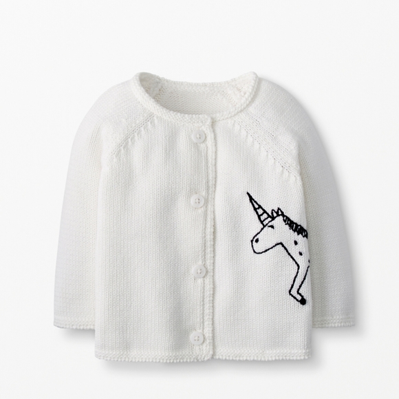 Hanna Andersson Other - NWT Hanna Andersson Unicorn Cardigan 75